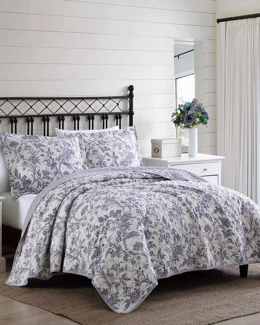 Laura Ashley Delila Quilt/Sham Set Home Comforters & Quilts