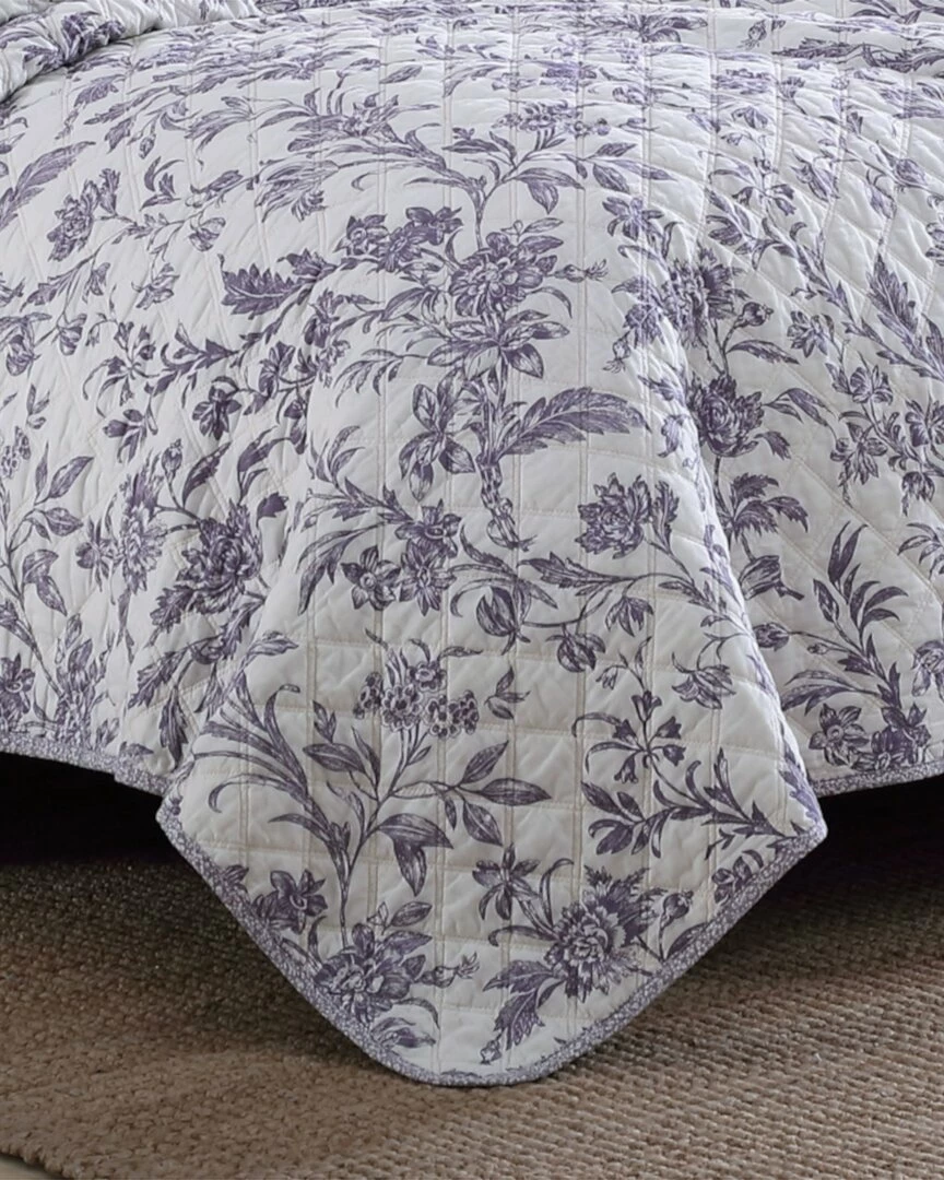Laura Ashley Delila Quilt/Sham Set Home Comforters & Quilts - Image 3