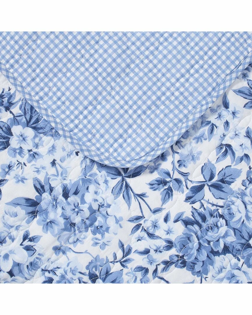 Laura Ashley Brighton 100% Cotton Reversible Quilt Set Home Comforters & Quilts - Image 2