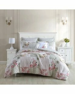 Laura Ashley Ailyn 7Pc Pink Comforter Set Home Comforters & Quilts