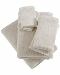Laura Ashley Galveston Cotton Terry 6pc Towel Set Home Bath Towels