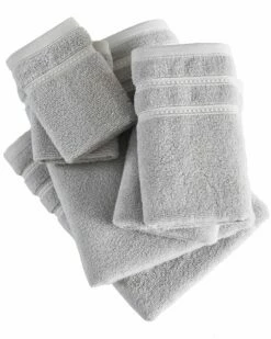 Laura Ashley Wakefield Solid Cotton Terry 6Pc Towel Set Home Bath Towels