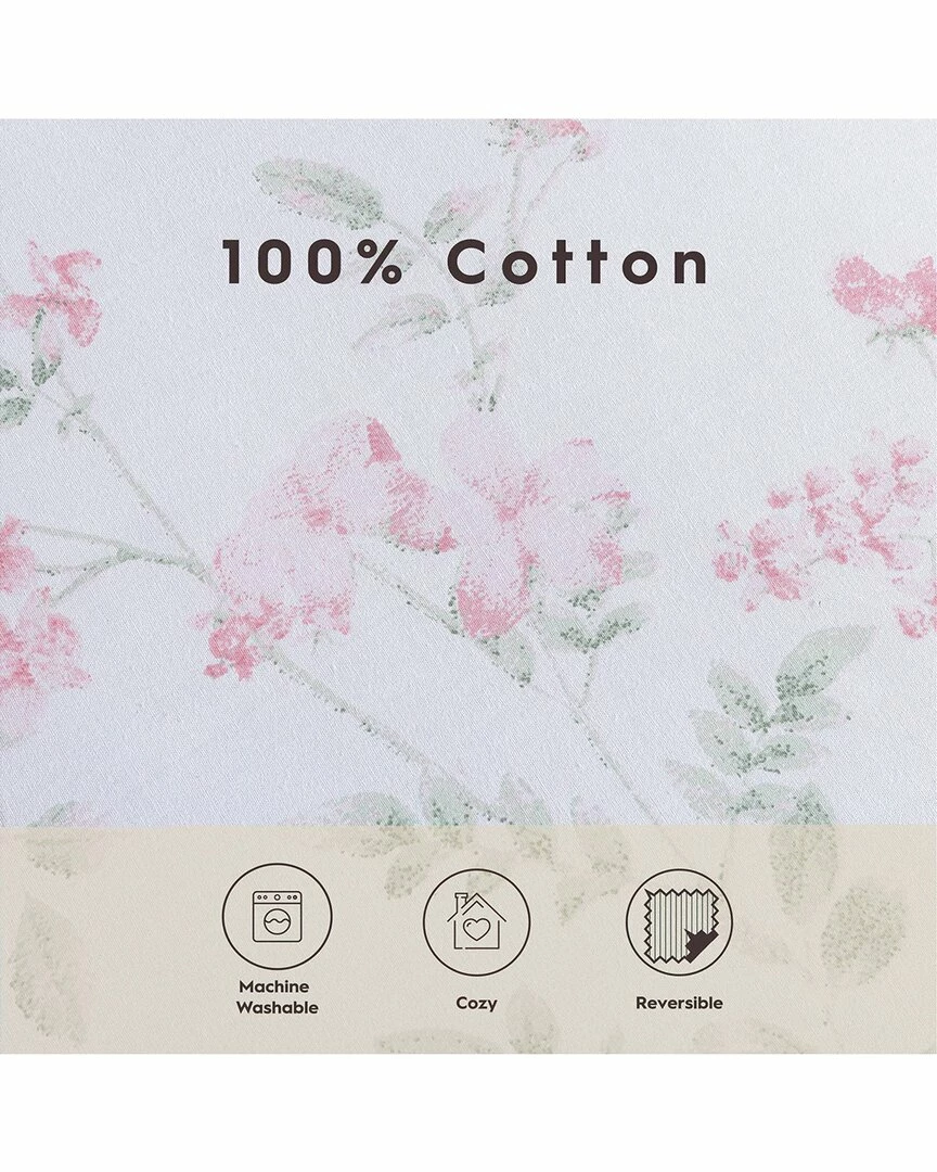 Laura Ashley Fawna Cotton Comforter Set Home Comforters & Quilts - Image 7