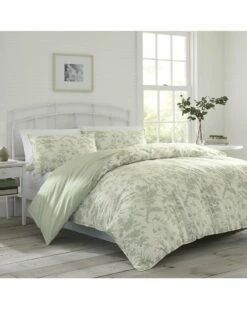 Laura Ashley Natalie 100% Cotton Duvet Cover Bonus Set Home Duvet Inserts & Duvets