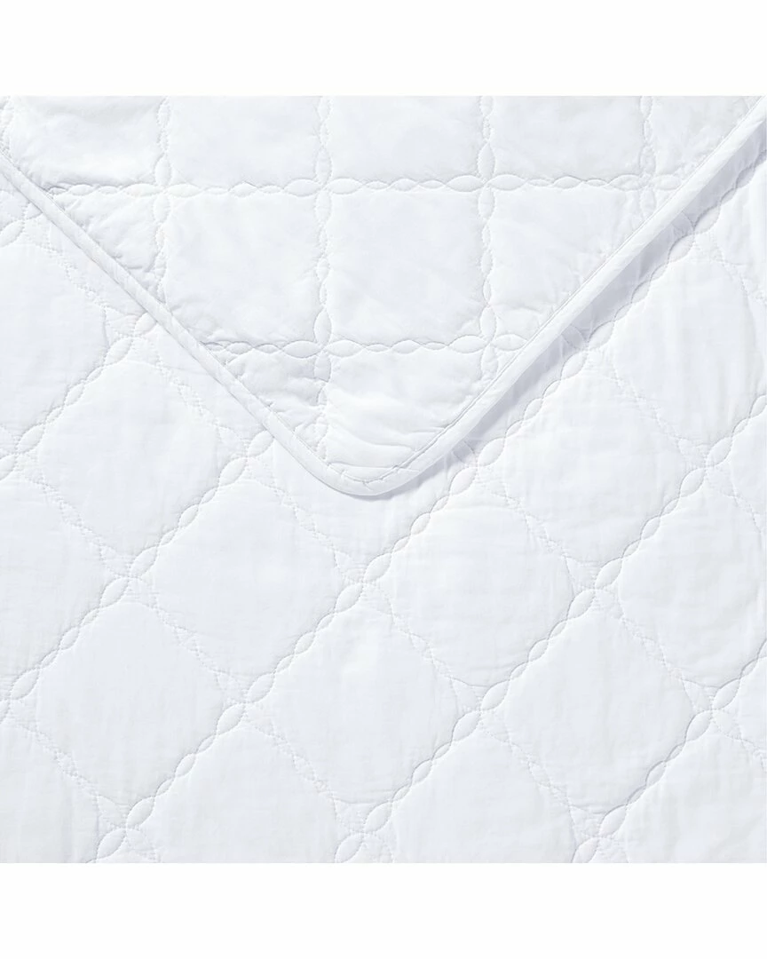 Laura Ashley Cyndie Solid Cotton Reversible Quilt Set Home Comforters & Quilts - Image 2