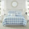 Laura Ashley Cynthia Cotton Duvet Cover Set Home Duvet Inserts & Duvets
