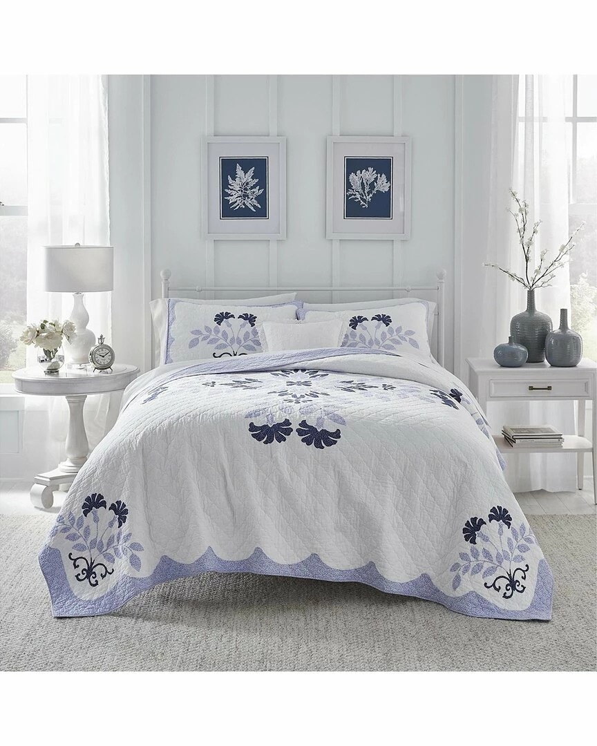 Laura Ashley Rosaleen Cotton Quilt Home Comforters & Quilts