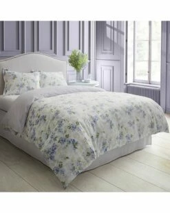 Laura Ashley Wisteria Microfleece Duvet Cover Set Home Duvet Inserts & Duvets