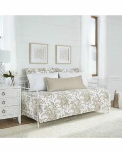 Laura Ashley Bedford 100% Cotton Quilted Daybed Cover Set Home Comforters & Quilts