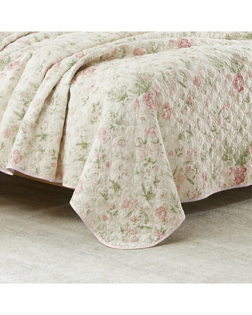 Laura Ashley Breezy Floral 3Pc Quilt Set Home Comforters & Quilts - Image 4