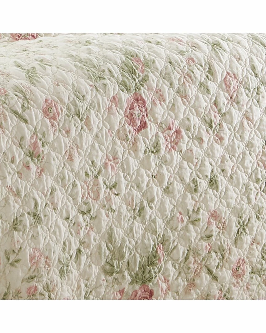 Laura Ashley Breezy Floral 3Pc Quilt Set Home Comforters & Quilts - Image 5
