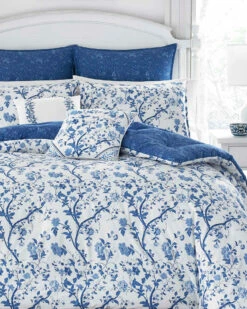 Laura Ashley Elise 5Pc Comforter Sham Set Home Comforters & Quilts