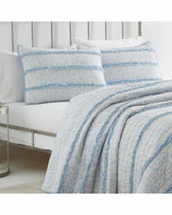 Laura Ashley Opal Blue Quilt Home Comforters & Quilts
