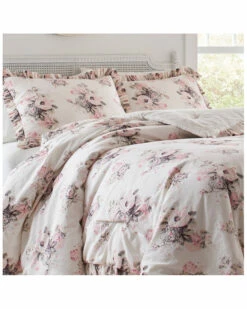 Laura Ashley Viola Light Beige Comforter/Sham Set Home Duvet Inserts & Duvets