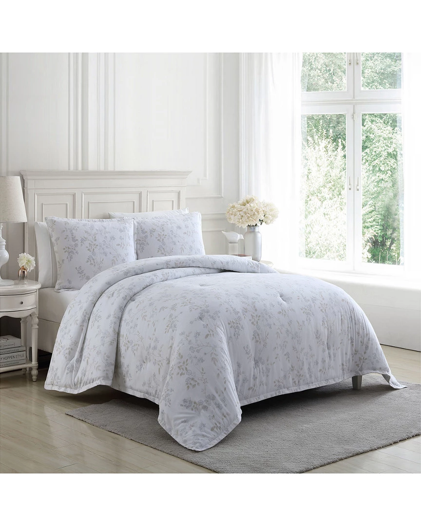 Laura Ashley Fawna Brown Comforter/Sham Set Home Comforters & Quilts - Image 2