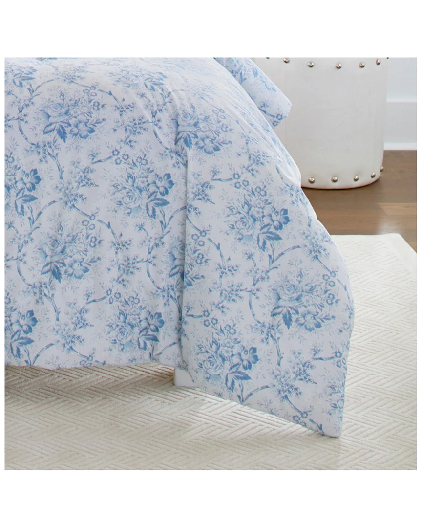 Laura Ashley Nina Blue Comforter/Sham Bonus Set Home Comforters & Quilts - Image 2