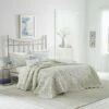 Laura Ashley Fawna 3Pc Blue Quilt Set Home Comforters & Quilts