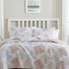 Laura Ashley Saltwater 3Pc Quilt Set Home Comforters & Quilts