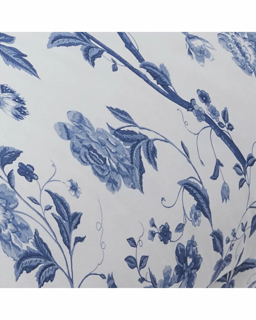 Laura Ashley Veronique 4Pc Blue Comforter Set Home Duvet Inserts & Duvets - Image 5