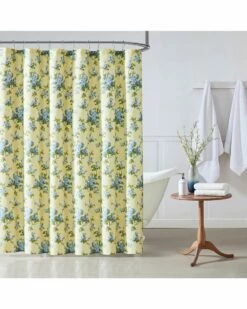 Laura Ashley Cassidy Yellow Shower Curtain Home Soap & Lotion Dispensers