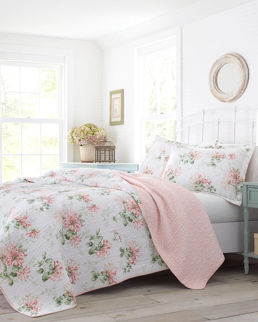 Laura Ashley Honeysuckle Quilt Set Home Comforters & Quilts