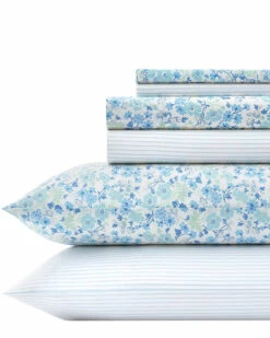 Laura Ashley Stripe 6pc Sheet Set Home Sheets