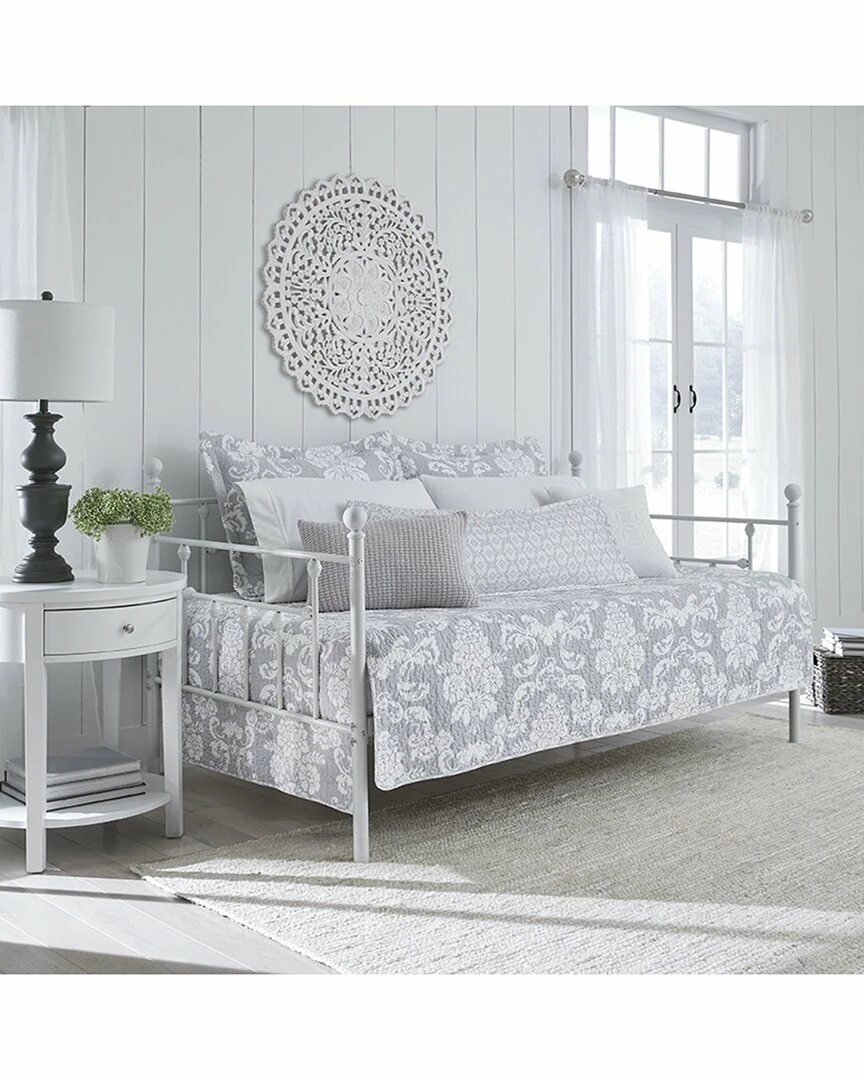 Laura Ashley Venetia Of Cotton 4 Piece Quilted Daybed Cover Set Home Sheets