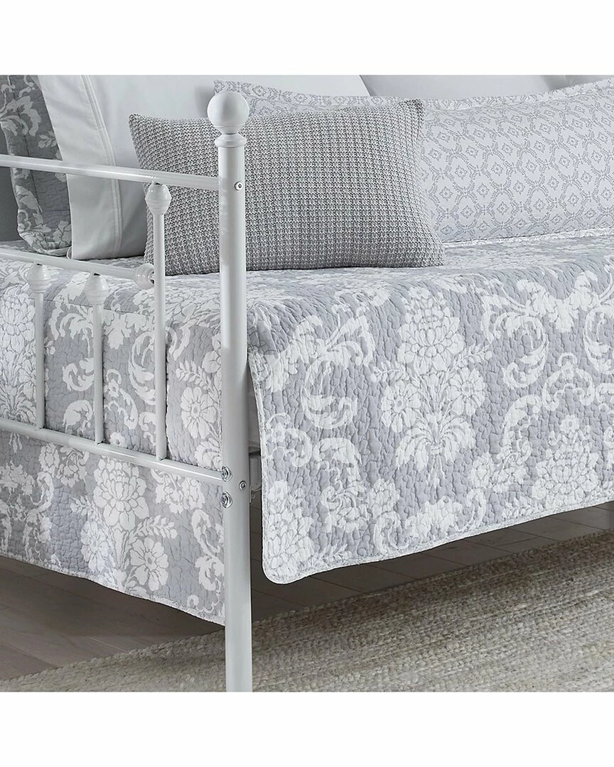 Laura Ashley Venetia Of Cotton 4 Piece Quilted Daybed Cover Set Home Sheets - Image 2