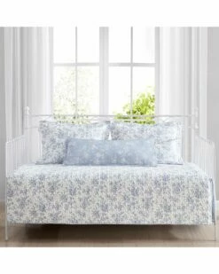 Laura Ashley Walled Garden Of Cotton 4 Piece Quilted Daybed Cover Set Home Sheets