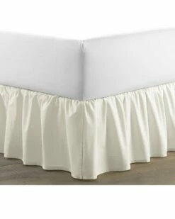 Laura Ashley Solid Of Cotton Ruffled Bedskirt Home Sheets