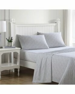 Laura Ashley Emogene Cotton Percale Sheet Set Home Sheets