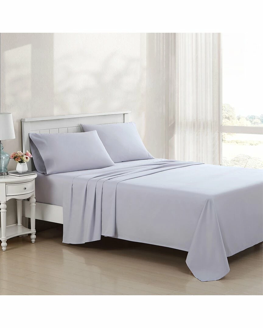 Laura Ashley Solid Cotton Blend 800 Thread Count Sheet Set Home Sheets - Image 2