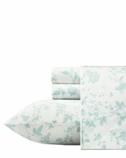 Laura Ashley Garden Palace Cotton Sheet Set Home Sheets