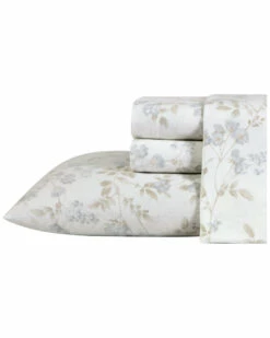 Laura Ashley Fawna Grey Sheet Set Home Sheets