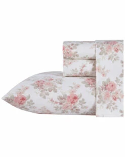 Laura Ashley Lisalee Pink Sheet Set Home Sheets