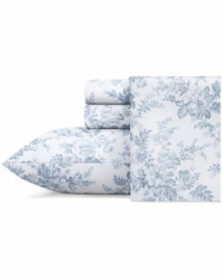 Laura Ashley Vanessa Blue Sheet Set Home Sheets