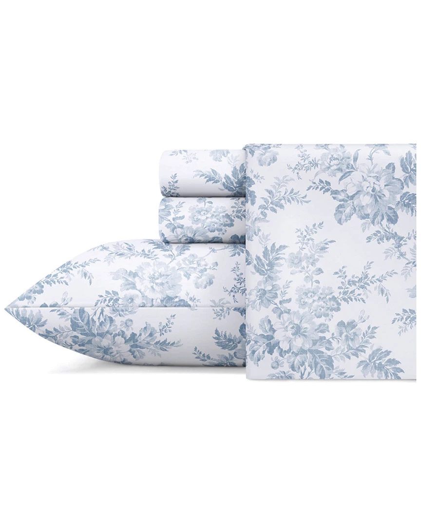 Laura Ashley Vanessa Blue Sheet Set Home Sheets