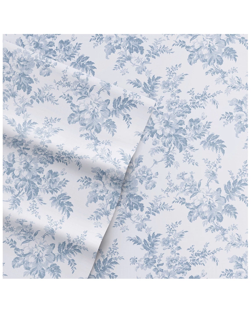 Laura Ashley Vanessa Blue Sheet Set Home Sheets - Image 3