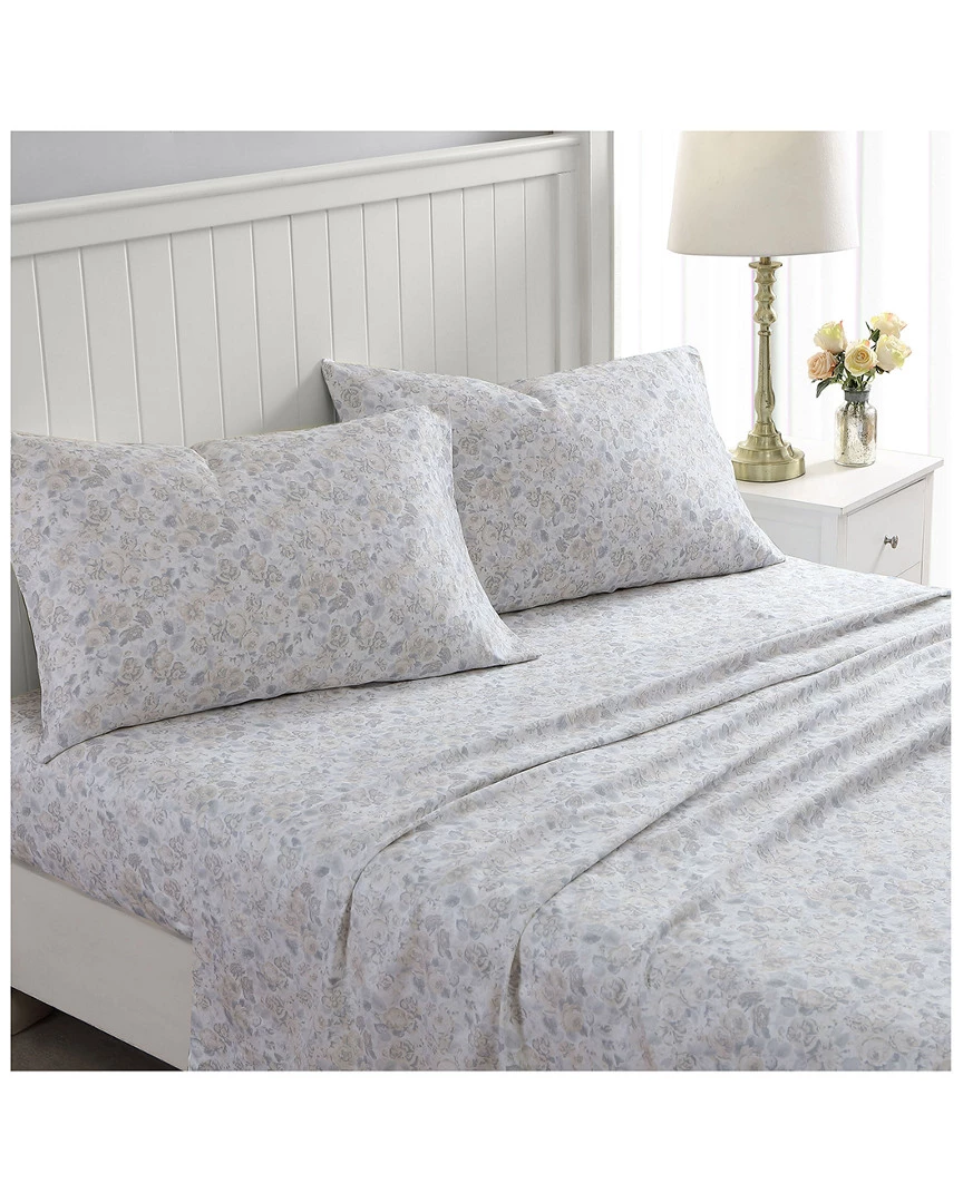 Laura Ashley Quartet Grey Sheet Set Home Sheets - Image 3