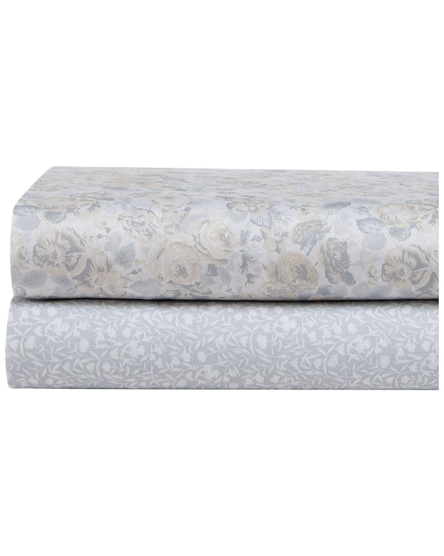 Laura Ashley Quartet Grey Sheet Set Home Sheets - Image 4