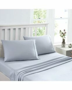 Laura Ashley Cerene Wellness 4Pc Blue Sheet Set Home Sheets