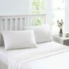 Laura Ashley Cerene Wellness 4Pc White Sheet Set Home Sheets