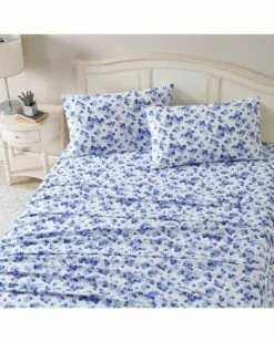 Laura Ashley Emelisa 4Pc Porcelain Sheet Set Home Sheets