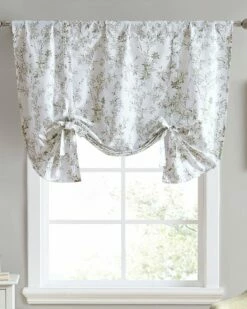Laura Ashley Lindy Pole Top Valance Curtain Home Curtains & Hardware