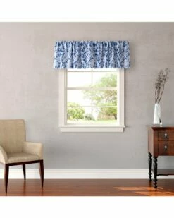 Laura Ashley Charlotte Cotton Window Valance Home Curtains & Hardware