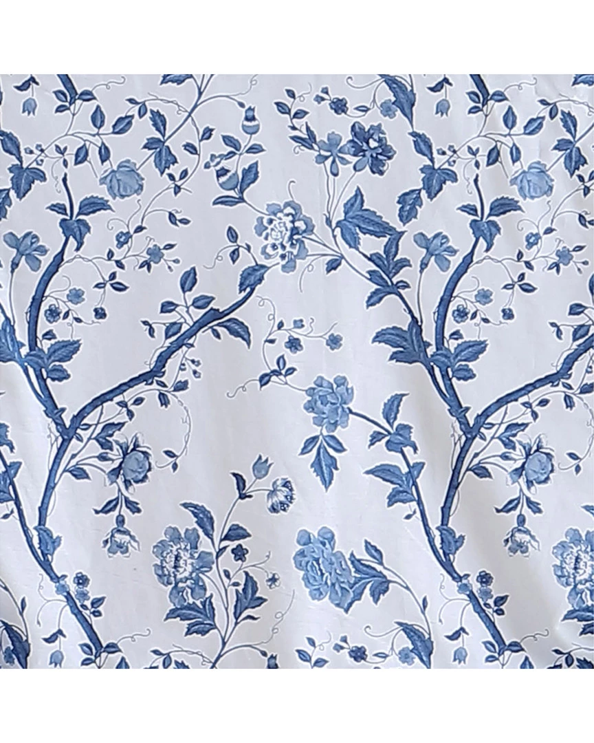 Laura Ashley Elise Blue Valance Home Curtains & Hardware - Image 2