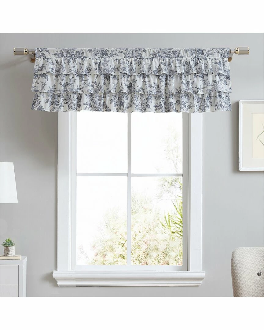 Laura Ashley Annalise Floral Cotton Window Valance Home Curtains & Hardware