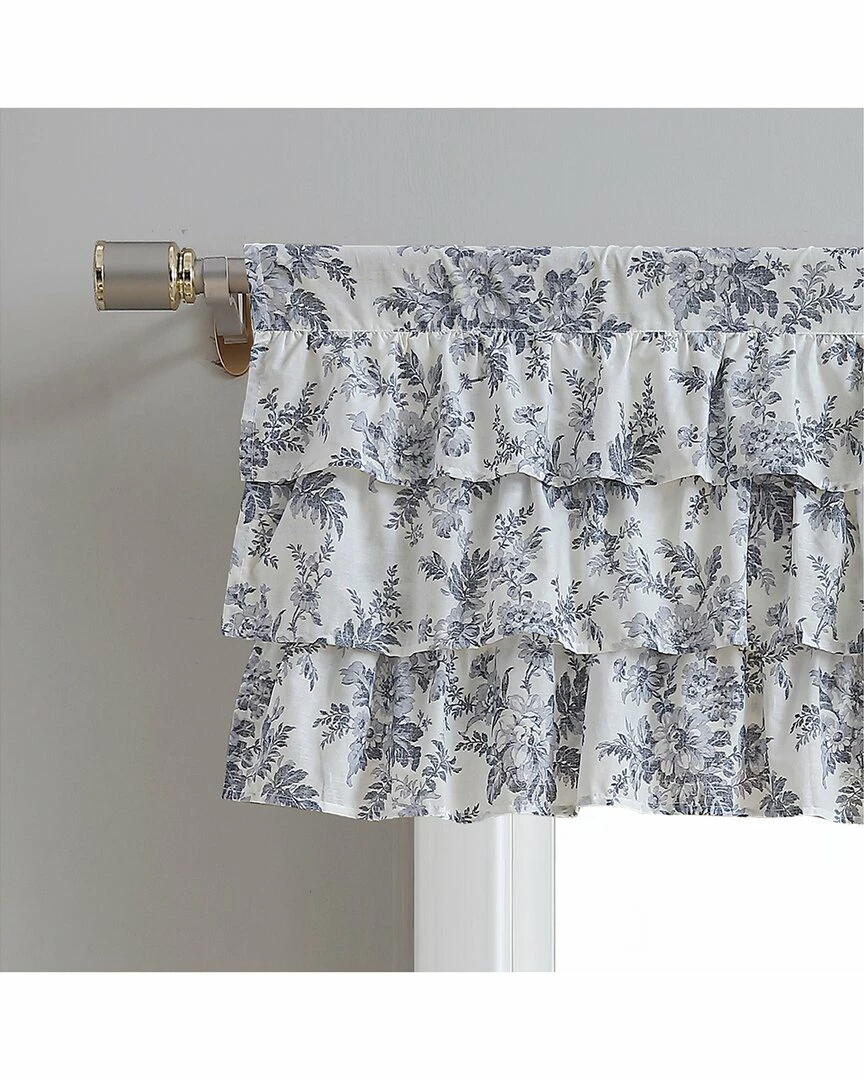 Laura Ashley Annalise Floral Cotton Window Valance Home Curtains & Hardware - Image 3