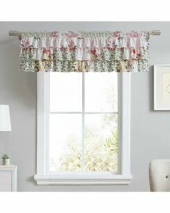 Laura Ashley Ailyn Cotton Window Valance Home Curtains & Hardware