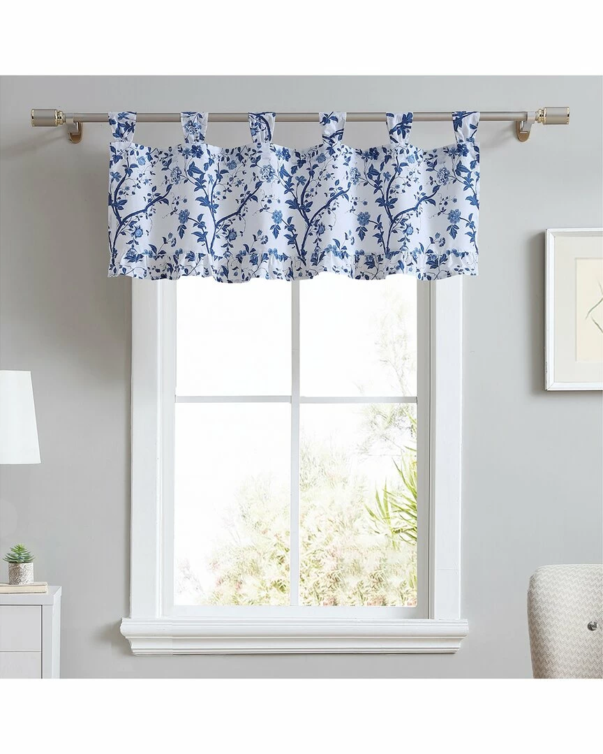Laura Ashley Elise Cotton Window Valance Home Curtains & Hardware